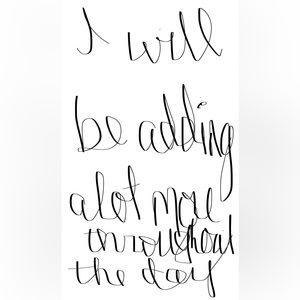 I WILL BE ADDING A LOT MORE THROUGH OUT THE DAY 💗